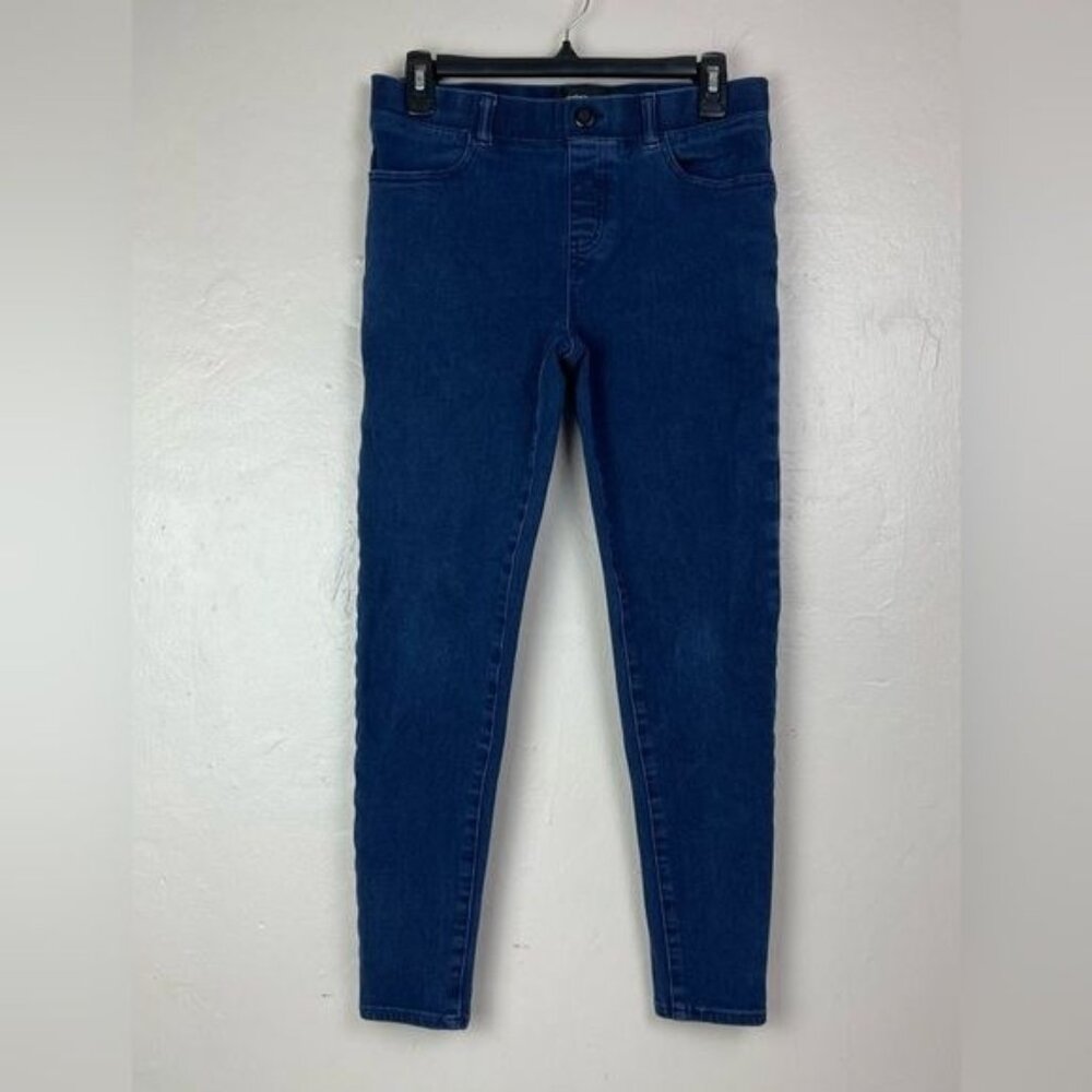 Betabrand Yoga Skinny Pull On Jeans Stretch 28x25.5 Women's Small dark wash